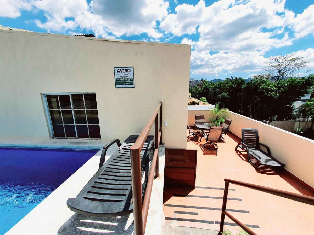 San Benito Flats Wifi 50Mg - 4 Huespedes - Parqueos Appartement San Salvador Buitenkant foto